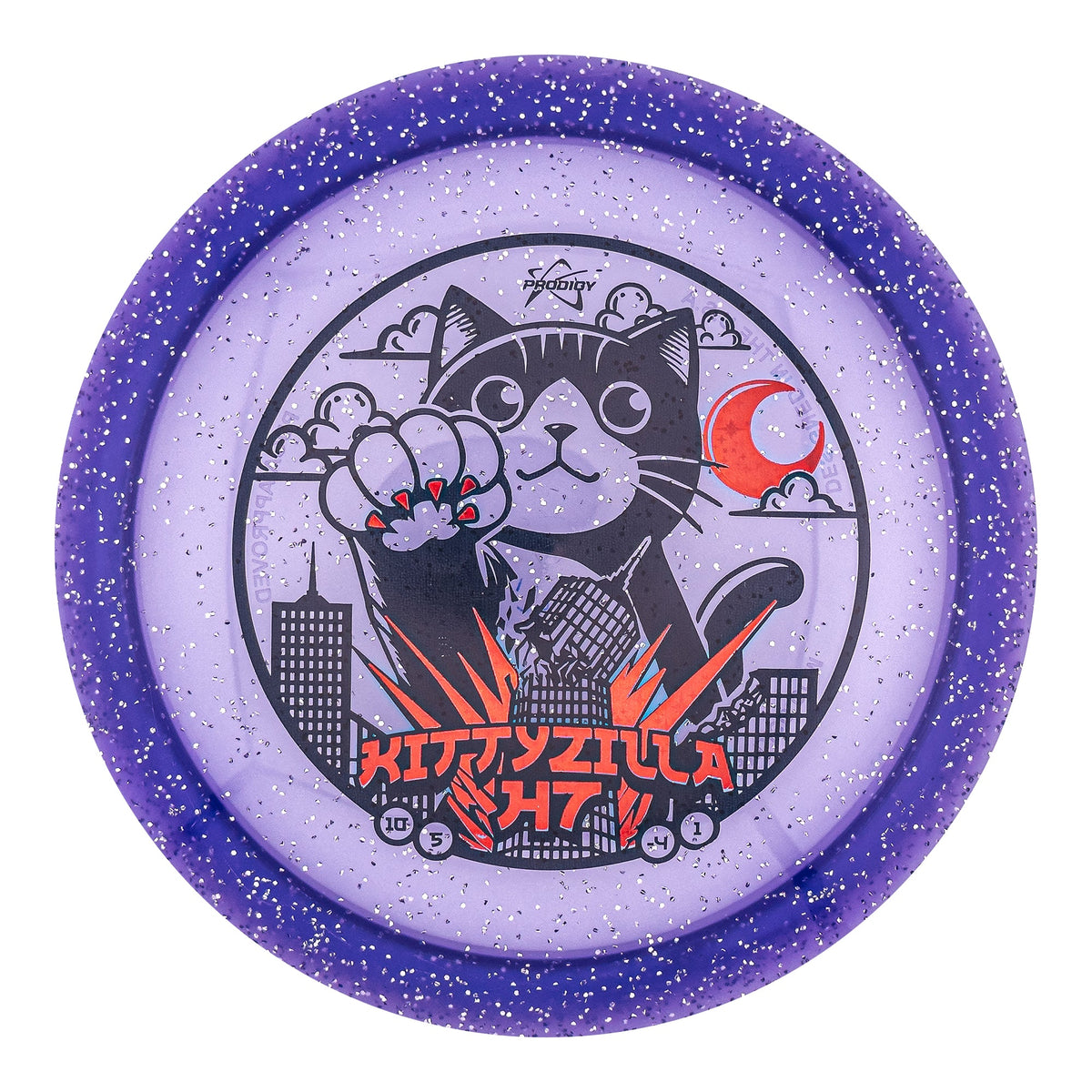 Prodigy H7 750 Glimmer Plastic - Kittyzilla Returns Stamp
