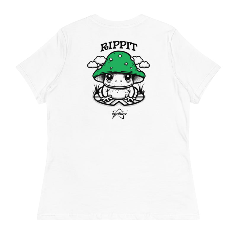 Prodigy Women's Relaxed T-Shirt - Rippit (Green) Logo