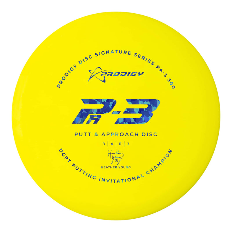 Prodigy PA-3 Putt & Approach Disc 300 Plastic - Heather Young 2022 Signature Series