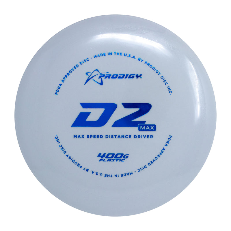 Prodigy D2 Max Distance Driver - 400G Plastic