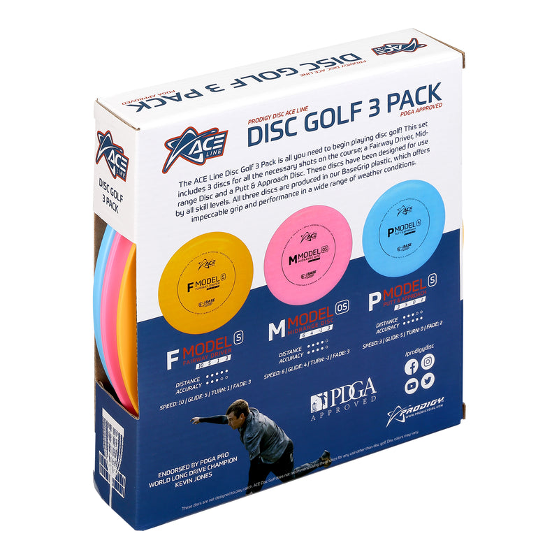 Dec Disc Pack Ace Line Disc Golf 3 Pack