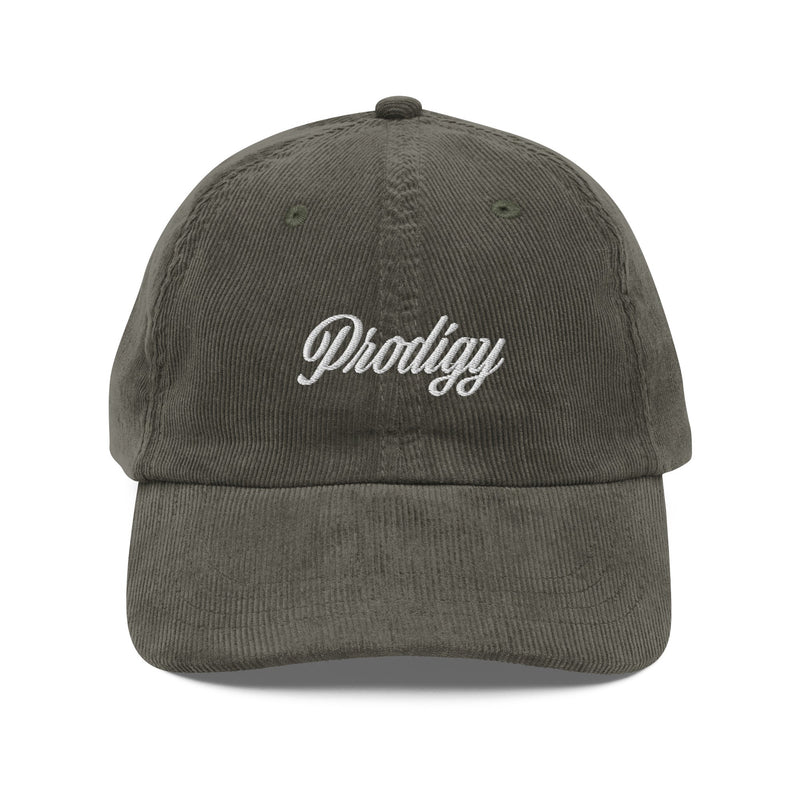 Prodigy Vintage Corduroy Cap - Script Wordmark